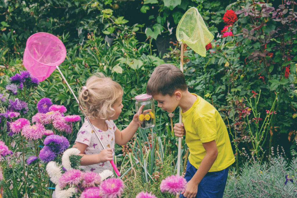 Giochi per bambini in giardino